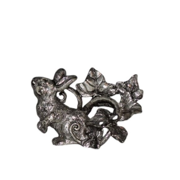 Arthur Court Bunny / Ivy Rabbit Place Card Holders Vintage Set Of 4 Original Box - Picture 2 of 6